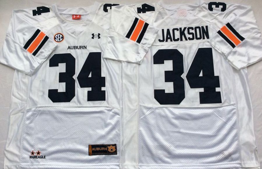 Men Auburn Tigers #34 Jackson White 2025 NCAA Jersey style 1